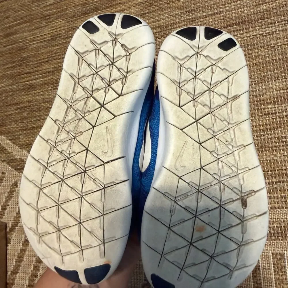 Nike Free RN 2018 Kids 10.5C Blue Running Shoes Sneakers 904259-400